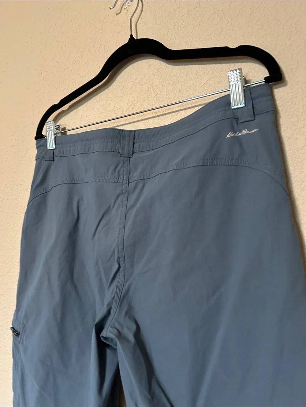 Eddie Bauer WR Women’s Tech Capri Size 8 Blue Lightweight Outdoor Hiking Travel